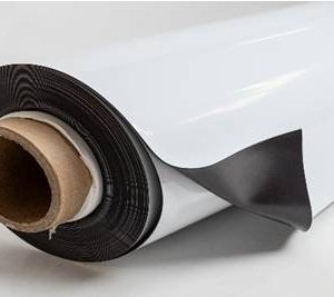 Plain White Magnetic Roll 620mm x 0.6mm x 30m